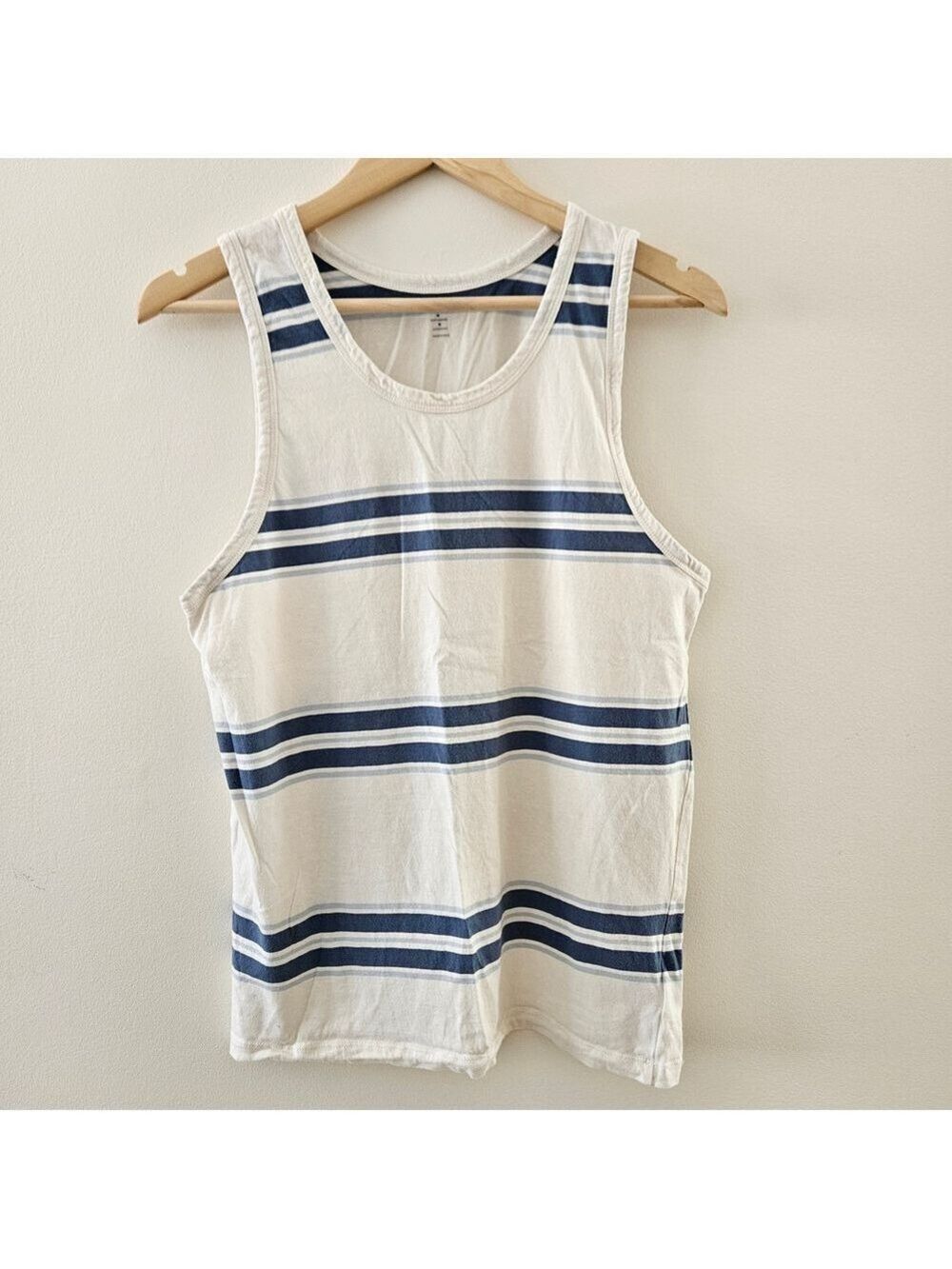 5/$25 Old Navy Striped Tank Top Men’s Medium Blue & White Casual Summer Tank